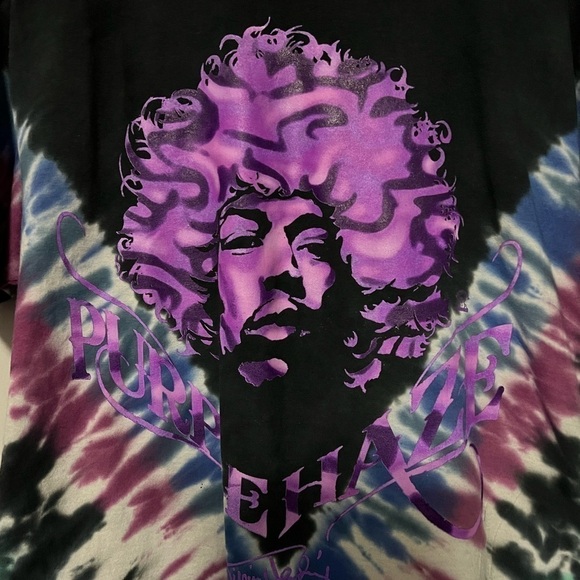 Jimi Hendrix Tie Dye Tee Size Medium NEW - Picture 2 of 5